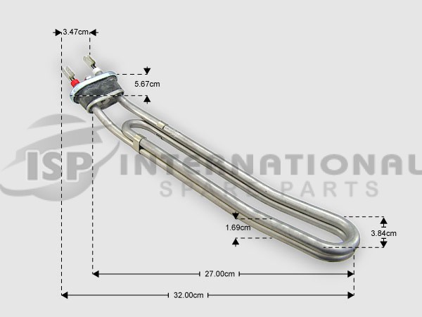 ΑΝΤΙΣΤΑΣΗ ΕΠΑΓ.ΠΛ. ΡΟΥΧΩΝ 2500W 240V ZANUSSI 0W1W03 image