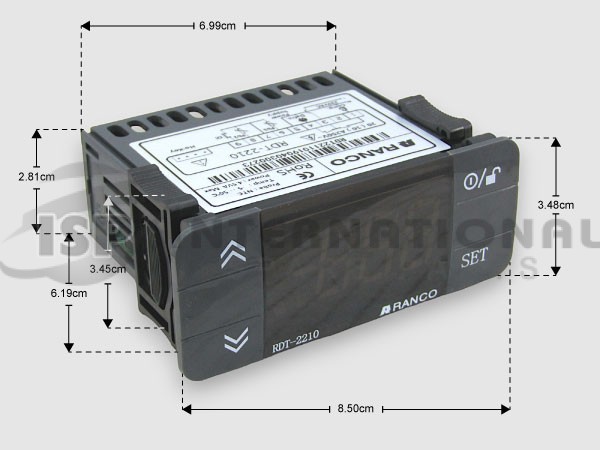 ΘΕΡΜΟΣΤΑΤΗΣ ΗΛΕΚΤΡΟΝΙΚΟΣ NTC 230V 50/60HZ 20A RANCO RDT-2210 image