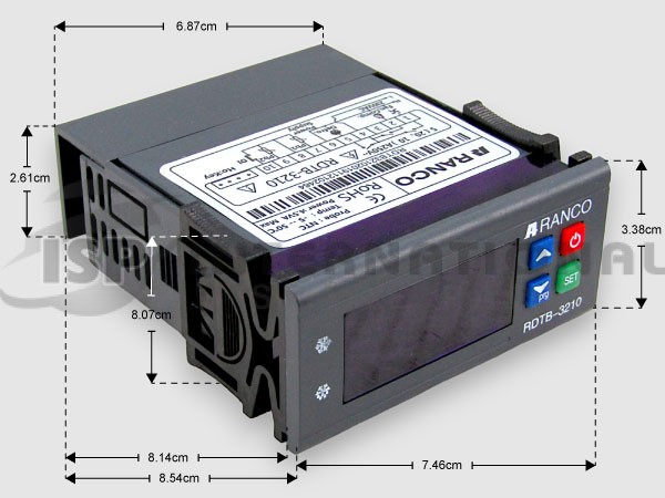 ΘΕΡΜΟΣΤΑΤΗΣ ΗΛΕΚΤΡΟΝΙΚΟΣ NTC 230V 50/60HZ 20A RANCO DTB-3210 image