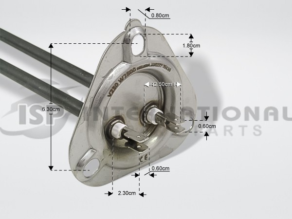 ΑΝΤΙΣΤΑΣΗ ΜΠΟΙΛΕΡ ΕΠΑΓ.ΠΛ.ΠΙΑΤΩΝ 2800W 230V image