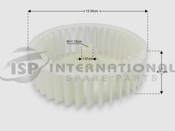 ΓΝΗΣΙΑ ΦΤΕΡΩΤΗ ΜΟΤΕΡ ΣΤΕΓΝΩΤΗΡΙΟΥ ΙNDESIT HOT POINT WHIRLPOOL C00860600 image