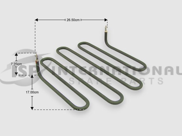 ΑΝΤΙΣΤΑΣΗ ΚΡΕΠΙΕΡΑΣ 31CM 2400W 230V CF CENEDESE 63.7.1019 image