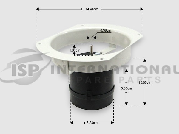 ΑΝΕΜΙΣΤΗΡΑΣ ΜΕ ΣΤΕΦΑΝΙ Φ145-113ΜΜ 9W 2700RPM image