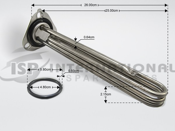 ΑΝΤΙΣΤΑΣΗ ΜΠΟΙΛΕΡ ΕΠΑΓΓ.ΠΛ.ΠΙΑΤΩΝ 3000W 230V LASA 3202500 image