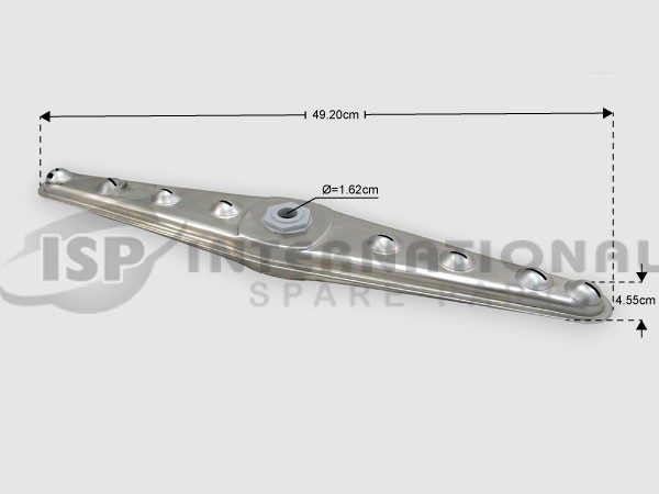 ΒΡΑΧΙΟΝΑΣ ΠΛΥΣΗΣ INOX ΕΠΑΓΓ. ΠΛ.ΠΙΑΤΩΝ 990087 490ΜΜ image