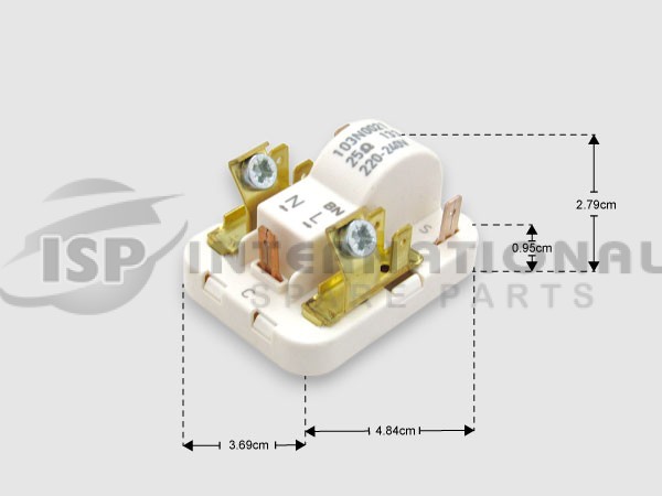 ΡΕΛΕ ΨΥΓΕΙΟY ΗΛΕΚΤΡΟΝΙΚΟ PTC ΣΥΜΠΙΕΣΤΗ 103N0021 DANFOSS 103N0021 1/12 ΕΩΣ 1/3 image