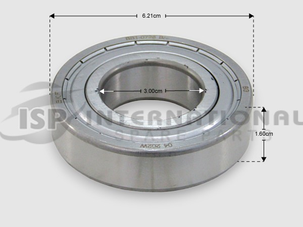 ΡΟΥΛΕΜΑΝ ΠΛΥΝΤΗΡΙΟY ΡΟΥΧΩΝ 6206ZZ SKF 30x62x16 image