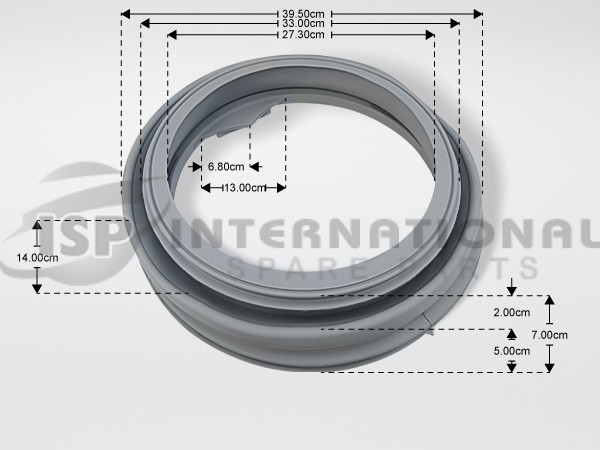 ΛΑΣΤΙΧΟ ΠΟΡΤΑΣ ΠΛΥΝΤΗΡΙΟY ΡΟΥΧΩΝ WHIRLPOOL BAUKNECHT 481246068633 image