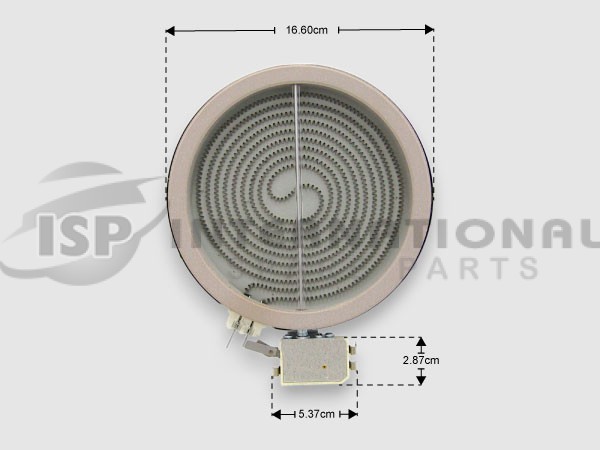 ΕΣΤΙΑ KOYZINAΣ ΚΕΡΑΜΙΚΗ I 160ΜΜ 1200W WHIRLPOOL 481231018887 image