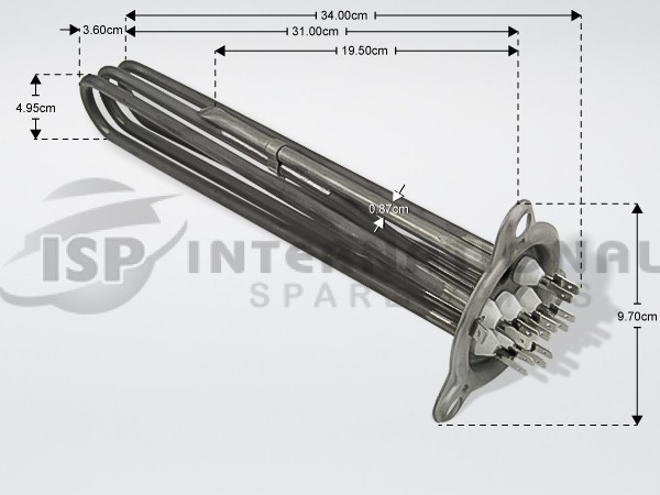 ΑΝΤΙΣΤΑΣΗ ΜΠΟΙΛΕΡ ΕΠΑΓ.ΠΛ.ΠΙΑΤΩΝ 6000W 220/380V image