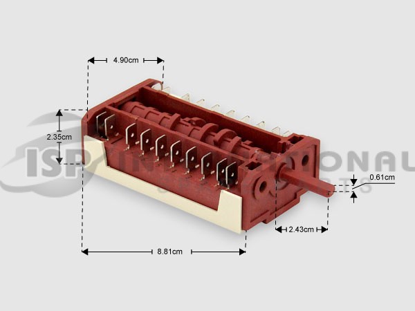 ΔΙΑΚΟΠΤΗΣ ΕΠΙΛΟΓΗΣ ΦΟΥΡΝΟΥ AEG ZANUSSI ELECTROLUX 3570646012 image