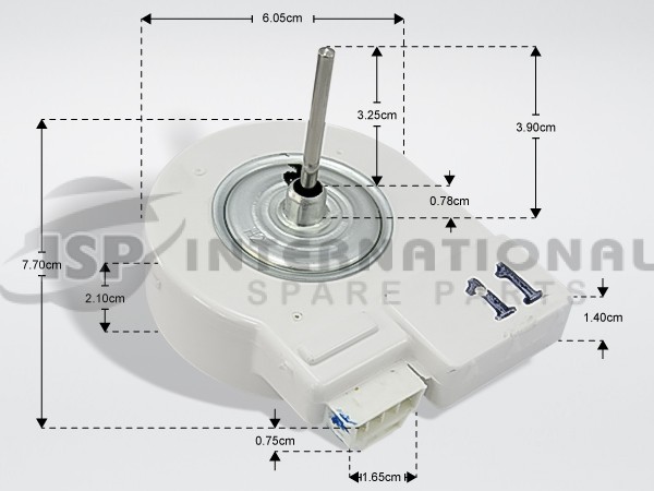 ΑΝΕΜΙΣΤΗΡΑΣ ΚΟΝΤΕΣΕΡ ΨΥΓΕΙΟΥ ΝΤΟΥΛΑΠΑ SAMSUNG 12VOLT DA31-00146B image