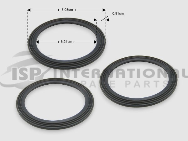 ΓΝΗΣΙΟ ΣΕΤ 3 ΤΕΜ ΦΛΑΝΤΖΕΣ ΚΟΥΖΙΝΟΜΗΧΑΝΗΣ KENWOOD KW715736 image