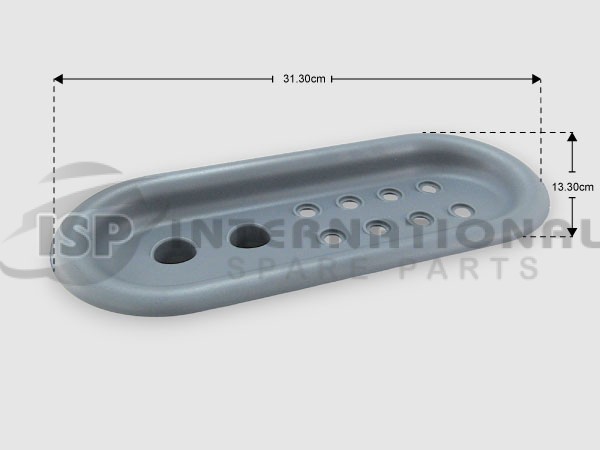 ΠΑΝΕΛ ΓΚΡΙ ABS 313Χ132ΜΜ ΕΠΑΓΓ. ΠΛ.ΠΙΑΤΩΝ IME OMNIWASH CEPC6214S05 image