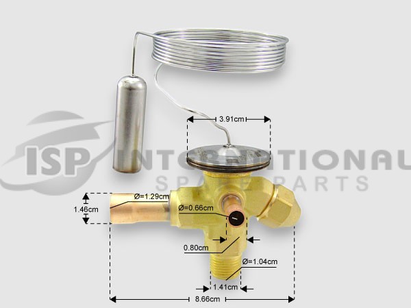 ΕΚΤΟΝΩΤΙΚΗ ΒΑΛΒΙΔΑ ΜΕ ΕΞΙΣΩΤΗ TEN2 R134 ODS DANFOSS 068Z3385 image