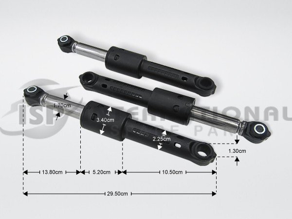 ΑΜΟΡΤΙΣΕΡ ΠΛΥΝΤΗΡΙΟY ΡΟΥΧΩΝ SIEMENS BOSCH SET 3 ΤΕΜ.80N SUSPA 00742719 image