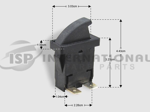 ΔΙΑΚΟΠΤΗΣ ΨΥΓΕΙΟΥ 2 ΕΠΑΦΩΝ ΜΑΥΡΟΣ C3006 1-NO 0.3A 250V image