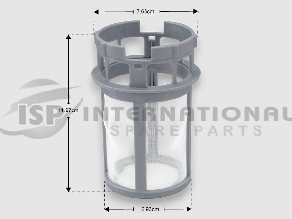 ΦΙΛΤΡΟ ΚΑΔΟΥ ΠΛΥΝΤΗΡΙΟΥ ΠΙΑΤΩΝ INDESIT IGNIS HOT POINT WHIRLPOOL C00256571 image