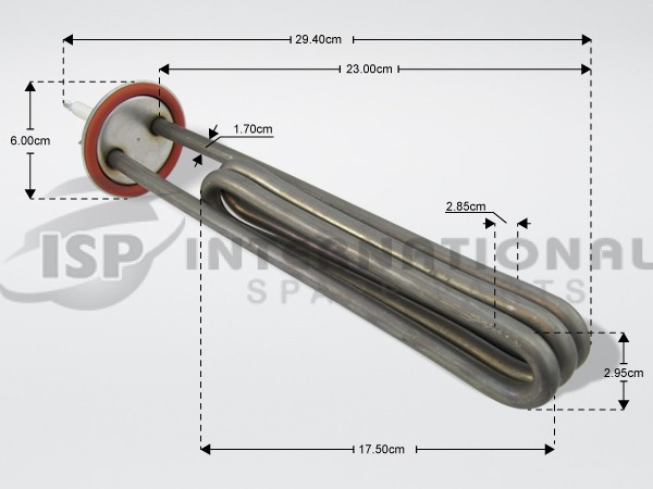 ΑΝΤΙΣΤΑΣΗ ΜΠΟΙΛΕΡ ΕΠ.ΠΛ.ΠΙΑΤΩΝ 2500W 230V ELVIOMEX-ALFA image