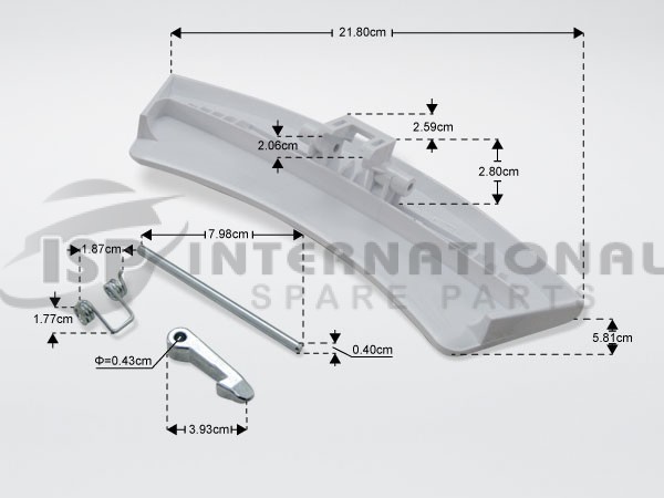 ΚΛΕΙΣΤΡΟ ΠΛΥΝΤΗΡΙΟΥ ΡΟΥΧΩΝ AEG ZANUSSI 4055128930 image