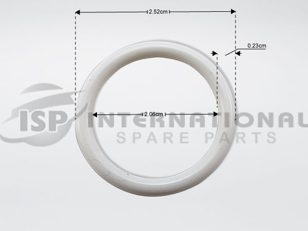 ΦΛΑΝΤΖΑ O-RING 03081 ΣΙΛΙΚΟΝΗΣ ΛΕΥΚΗ ΣΟΚΟΛΑΤΙΕΡΑΣ image