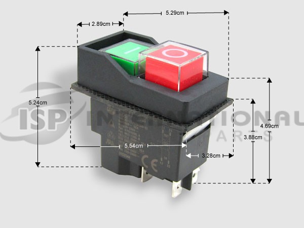 ΔΙΑΚΟΠΤΗΣ ΜΠΟΥΤΟΝ ΑΛΑΝΤΟΜΗΧΑΝΗΣ 0-1 16Α 250V ΚΟΚΚΙΝΟ-ΠΡΑΣΙΝΟ image