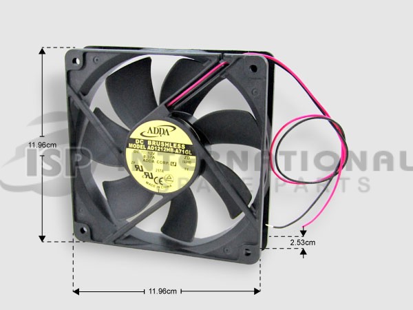 ΜΟΤΕΡ ΕΠΑΓΓΕΛΜΑΤΙΚΟ 120Χ120Χ25 4.44W 2200RPM 12VDC image